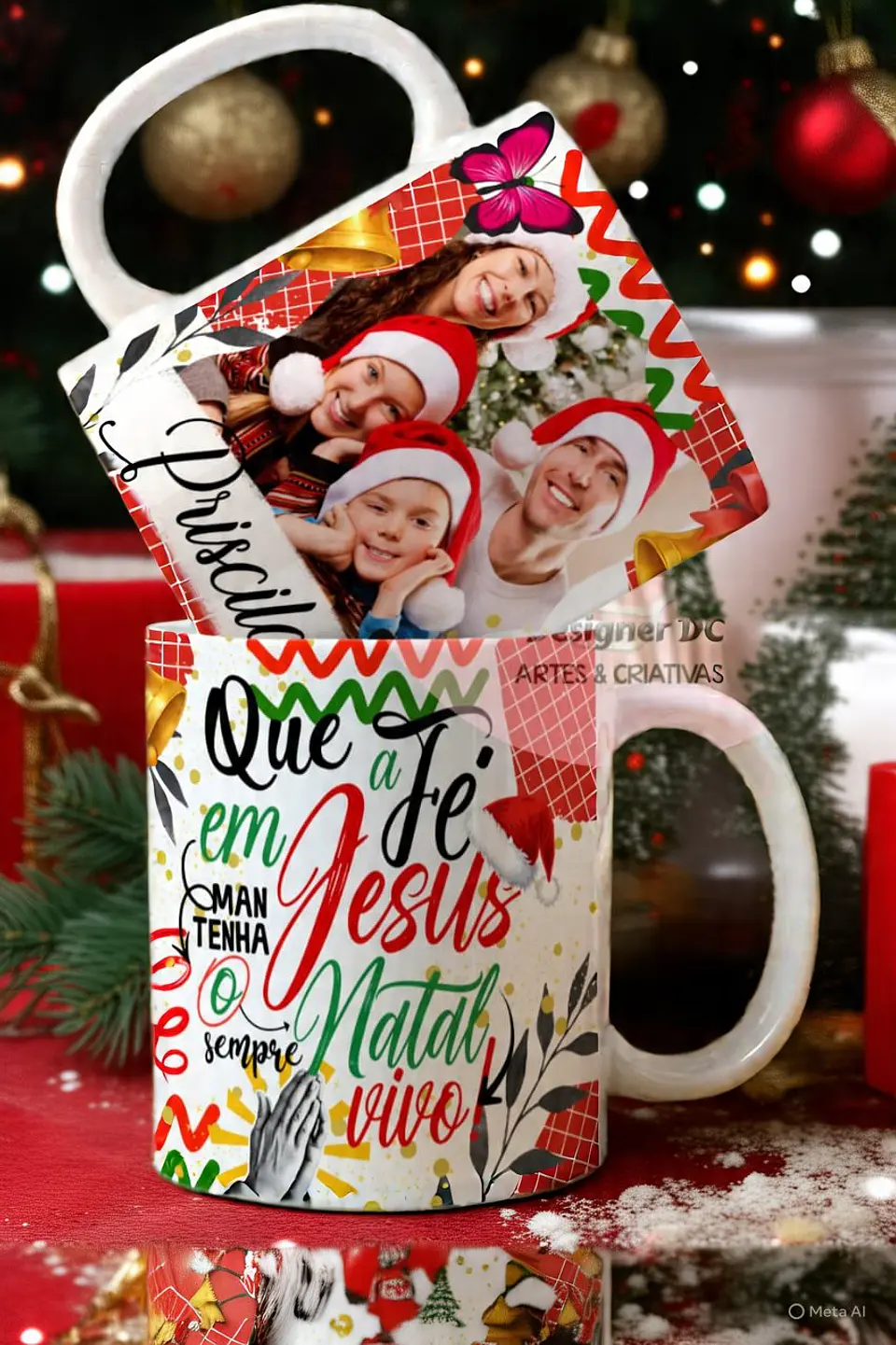 Arquivo Digital Caneca Natal 2.5 Fé 4