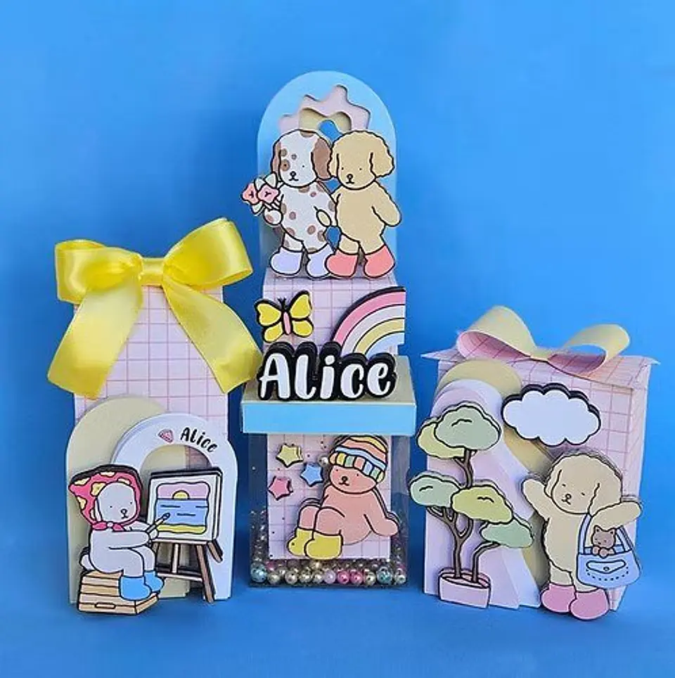 Arquivo de Corte Kit Festa Bobbie Goods 1