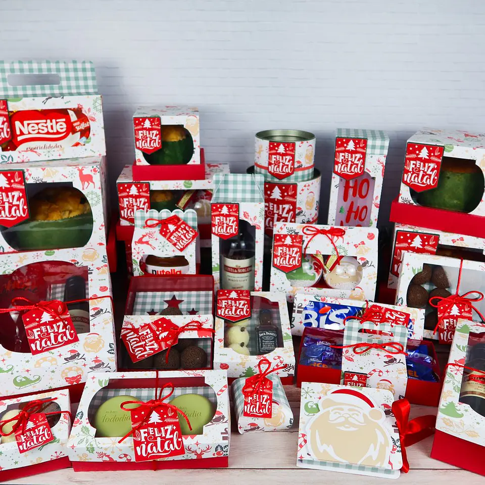 Arquivo de Corte Kit Natal Vermelho (Feliz Natal) 11