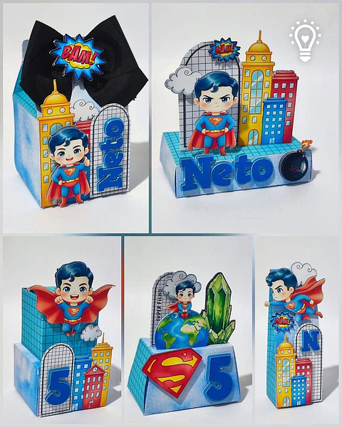 Arquivo de Corte Kit Festa Superman
