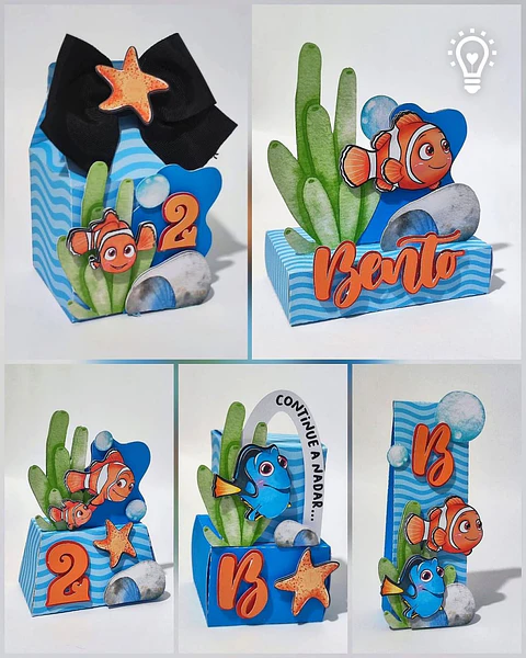 Arquivo de Corte Kit Festa Procurando Nemo