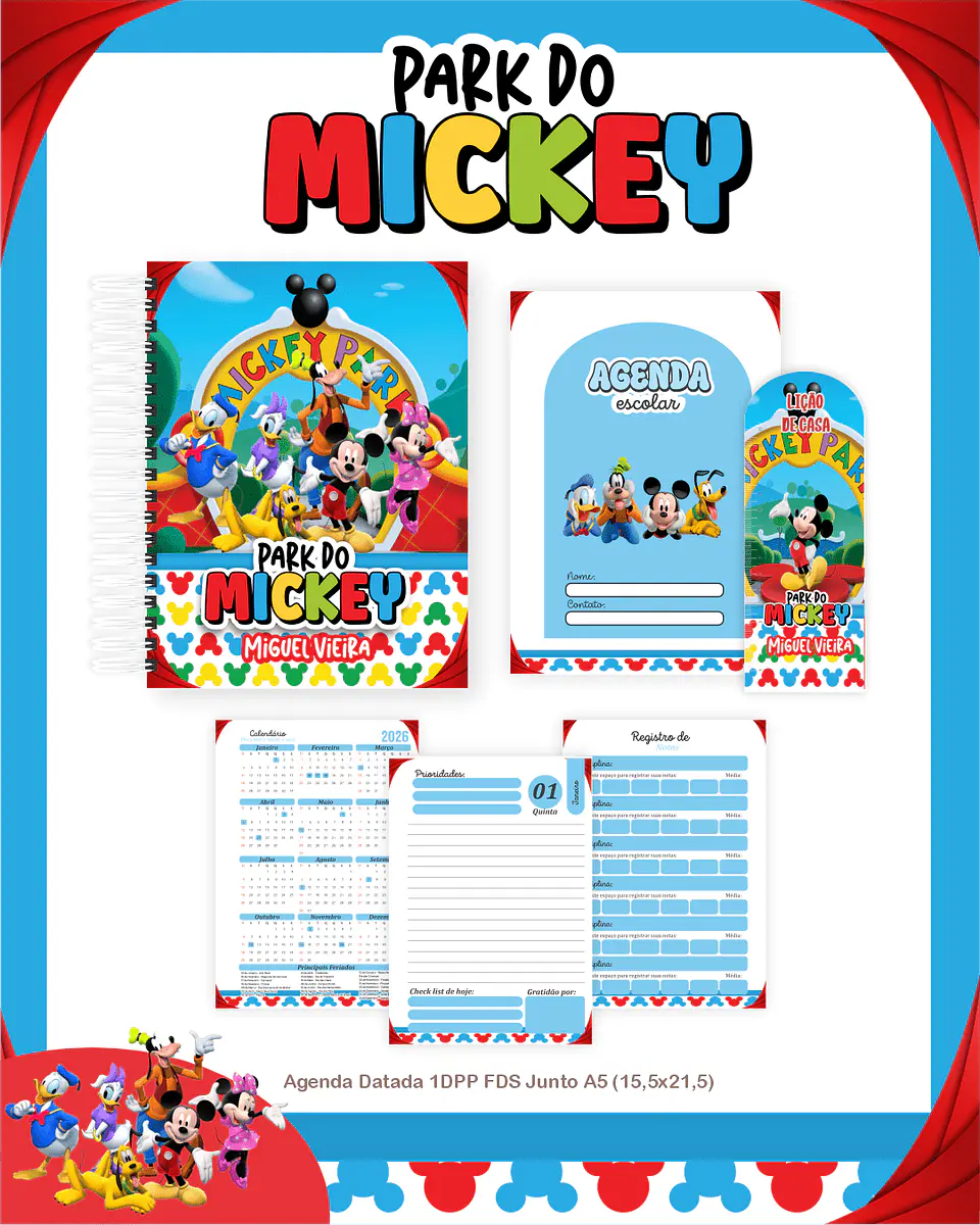 Arquivo Combo Escolar Mickey Park 2