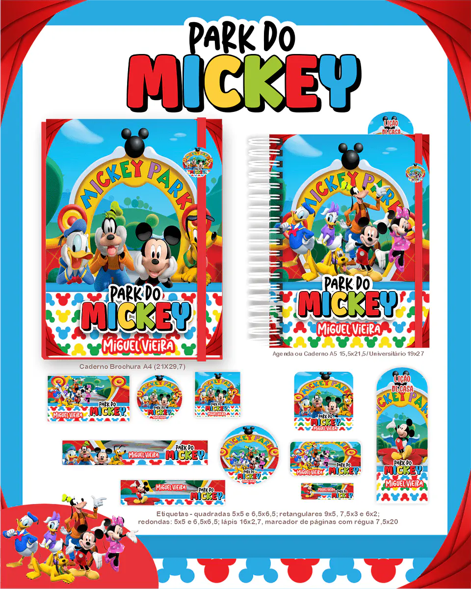 Arquivo Combo Escolar Mickey Park 4