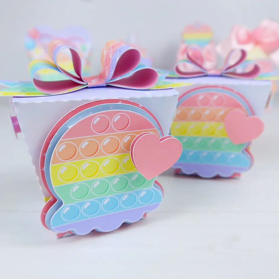 Arquivo de Corte Kit Festa Pop It Fidget Toys 4