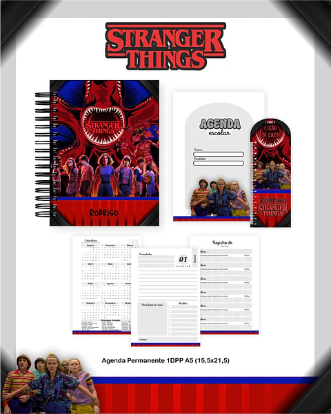 Arquivo Digital Escolar 2026 Stranger Things