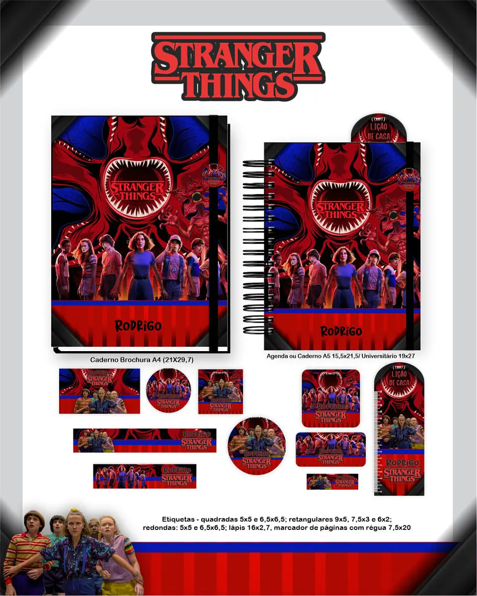 Arquivo Digital Escolar 2026 Stranger Things 5