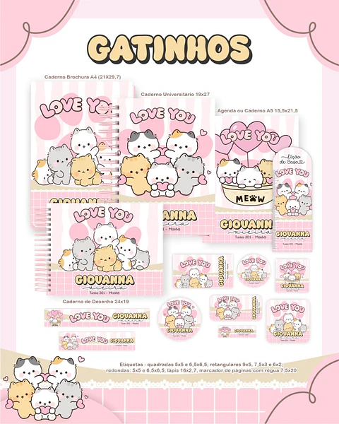 Arquivo Digital Escolar 2026 Gatinhos