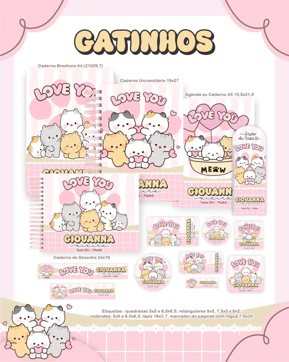 Arquivo Digital Escolar 2026 Gatinhos 1