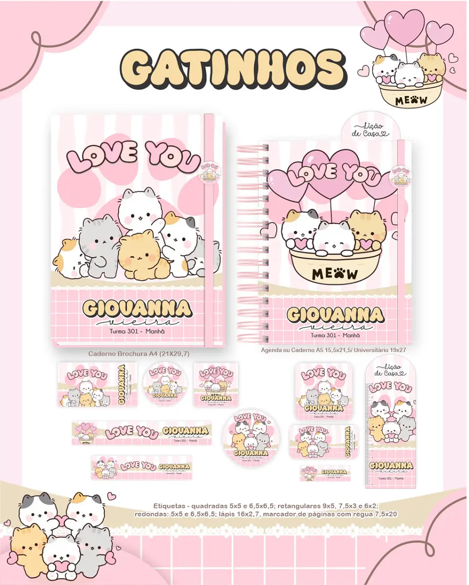 Arquivo Digital Escolar 2026 Gatinhos 4