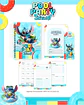 Arquivo Digital Escolar 2026 Pool Party Stitch - Thumbnail 4