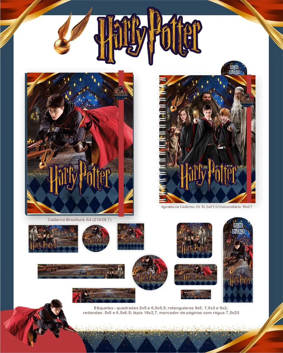 Arquivo Digital Escolar 2026 Harry Potter 5
