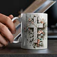 Arquivo Digital Arte Caneca Religiosa Cruz 3D - Thumbnail 7