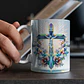 Arquivo Digital Arte Caneca Religiosa Cruz 3D - Thumbnail 8