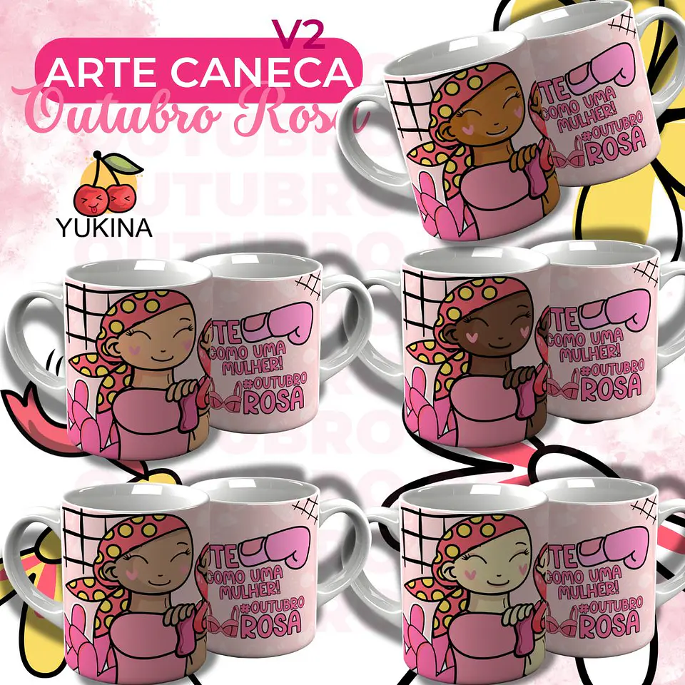 Arte Caneca Outubro Rosa V2 1