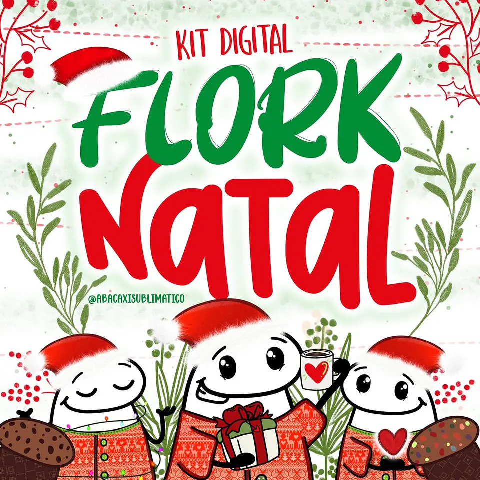 Arquivo Digital Kit Digital Flork Canecas Natalinas 1