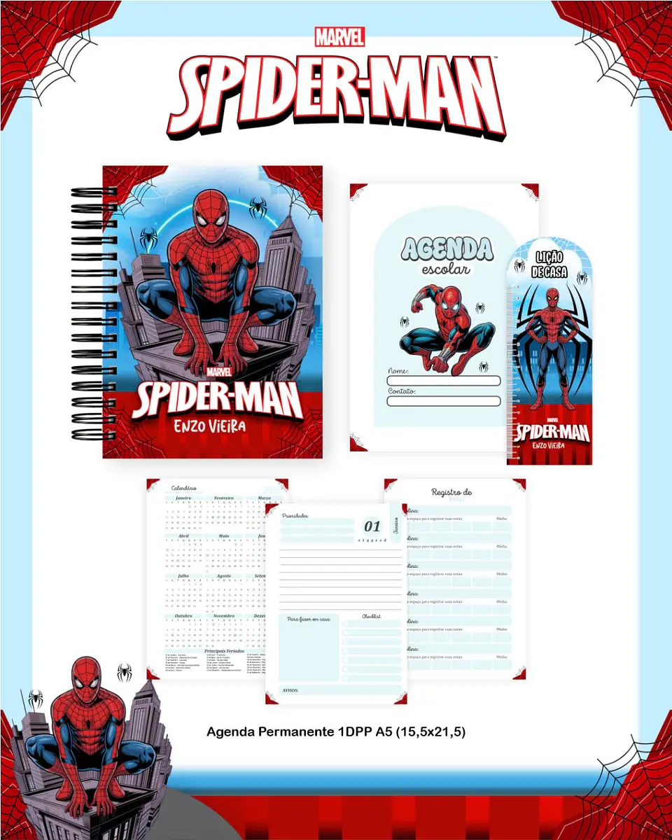 Arquivo Digital Escolar 2026 Spider-Man 5
