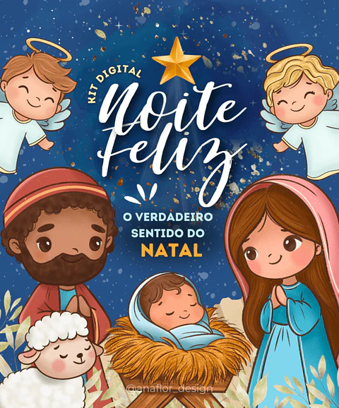 Arquivo Digital Kit Digital Noite Feliz O Verdadeiro Sentido do Natal