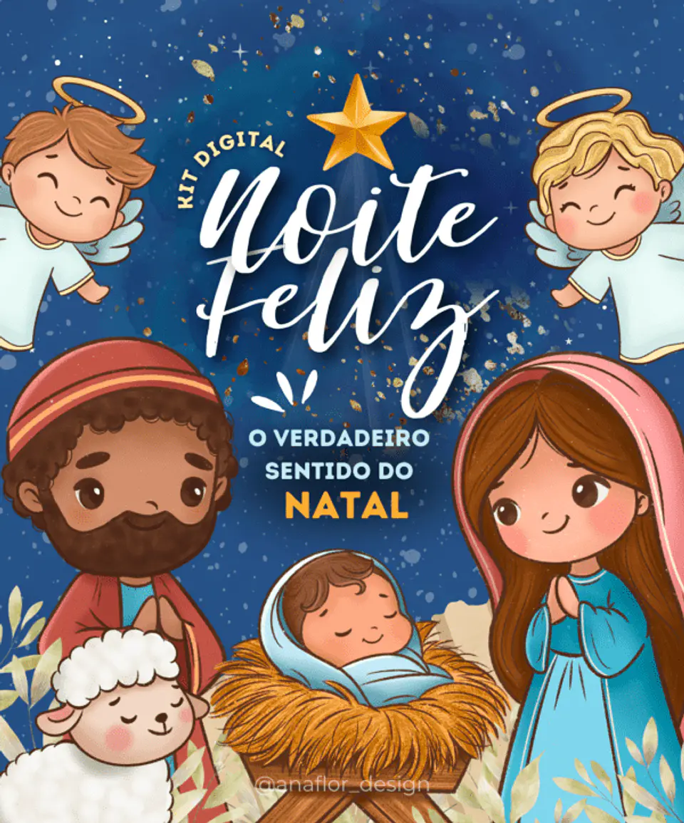 Arquivo Digital Kit Digital Noite Feliz O Verdadeiro Sentido do Natal 1