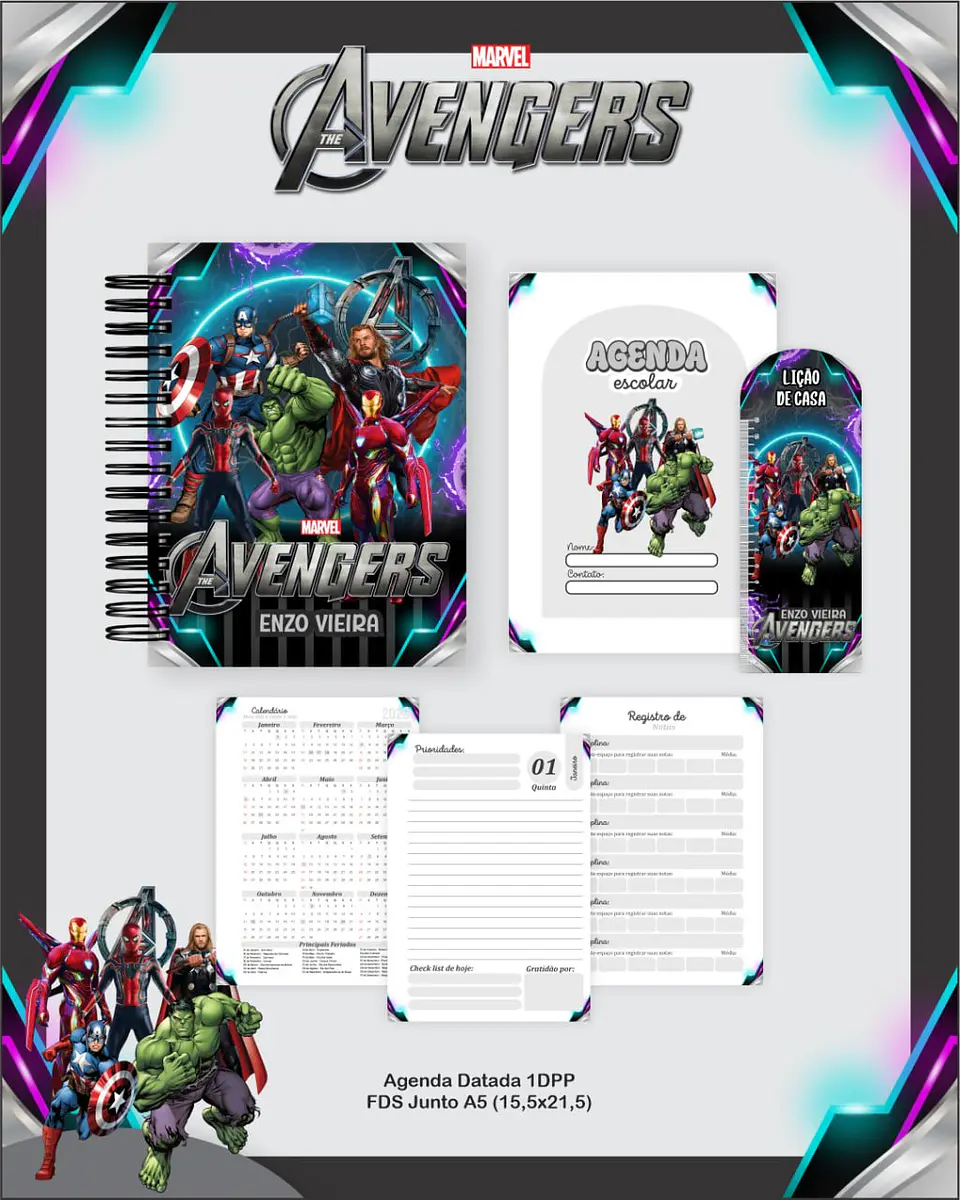 Arquivo Digital Escolar 2026 Avengers 3
