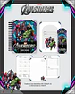 Arquivo Digital Escolar 2026 Avengers - Thumbnail 4