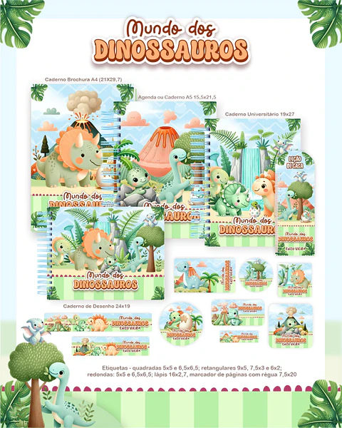 Arquivo Digital Escolar 2026 Mundo dos Dinossauros