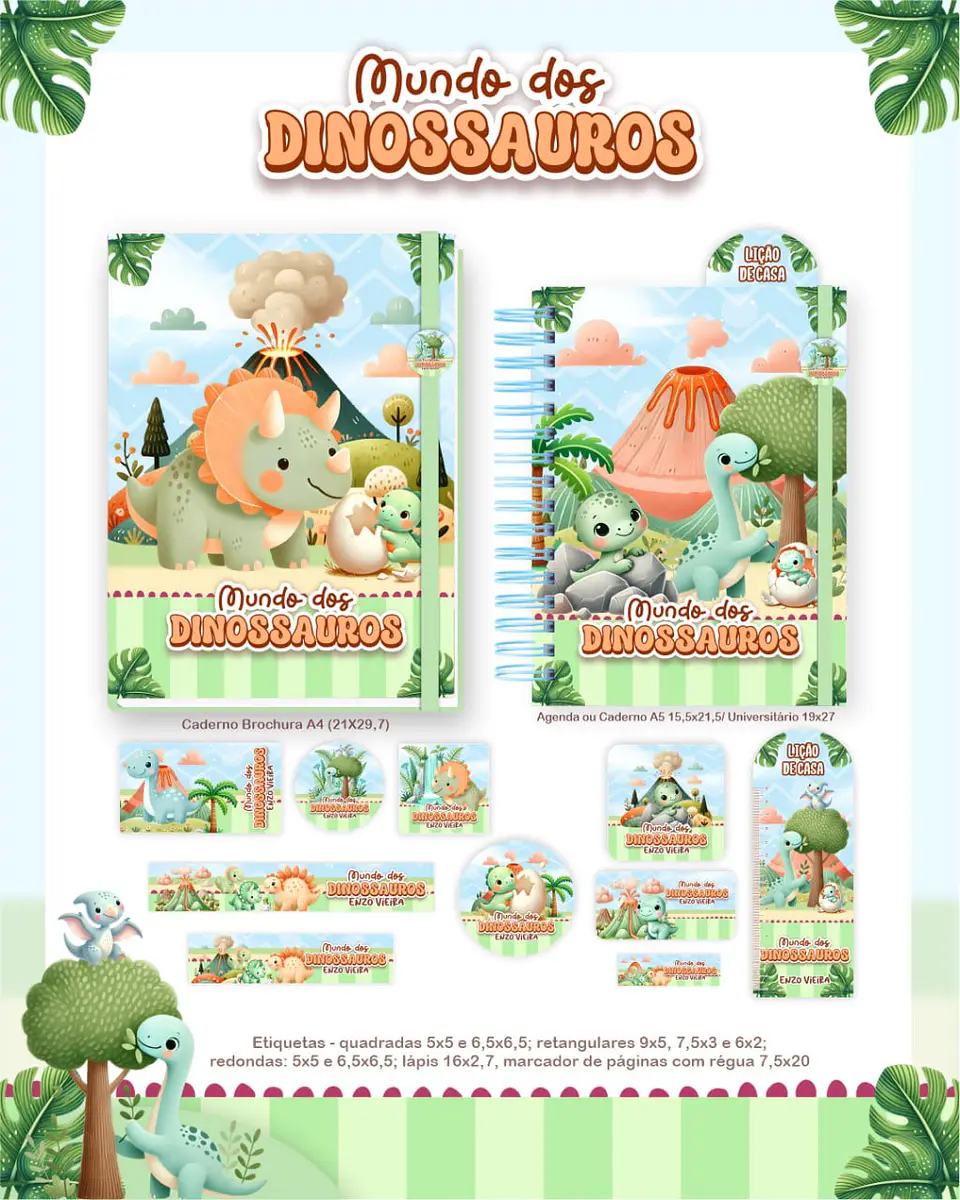 Arquivo Digital Escolar 2026 Mundo dos Dinossauros 4