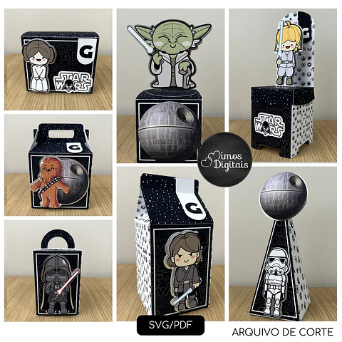 Arquivo de Corte Kit Festa Stars Wars