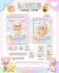 Arquivo Digital Escolar 2026 Labubu Candy - Thumbnail 4