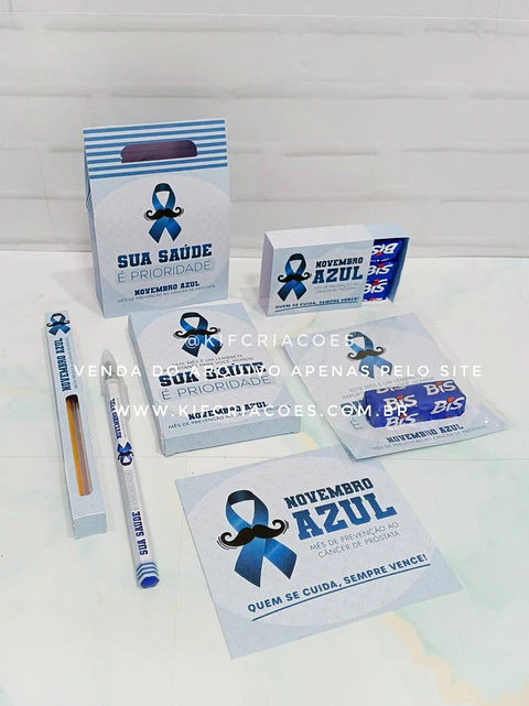 Arquivo de Corte Kit Novembro Azul 2025