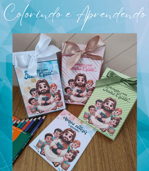 Arquivo Colorindo e Aprendendo – Guarda Lapis de Cor + Livrinho de Colorir