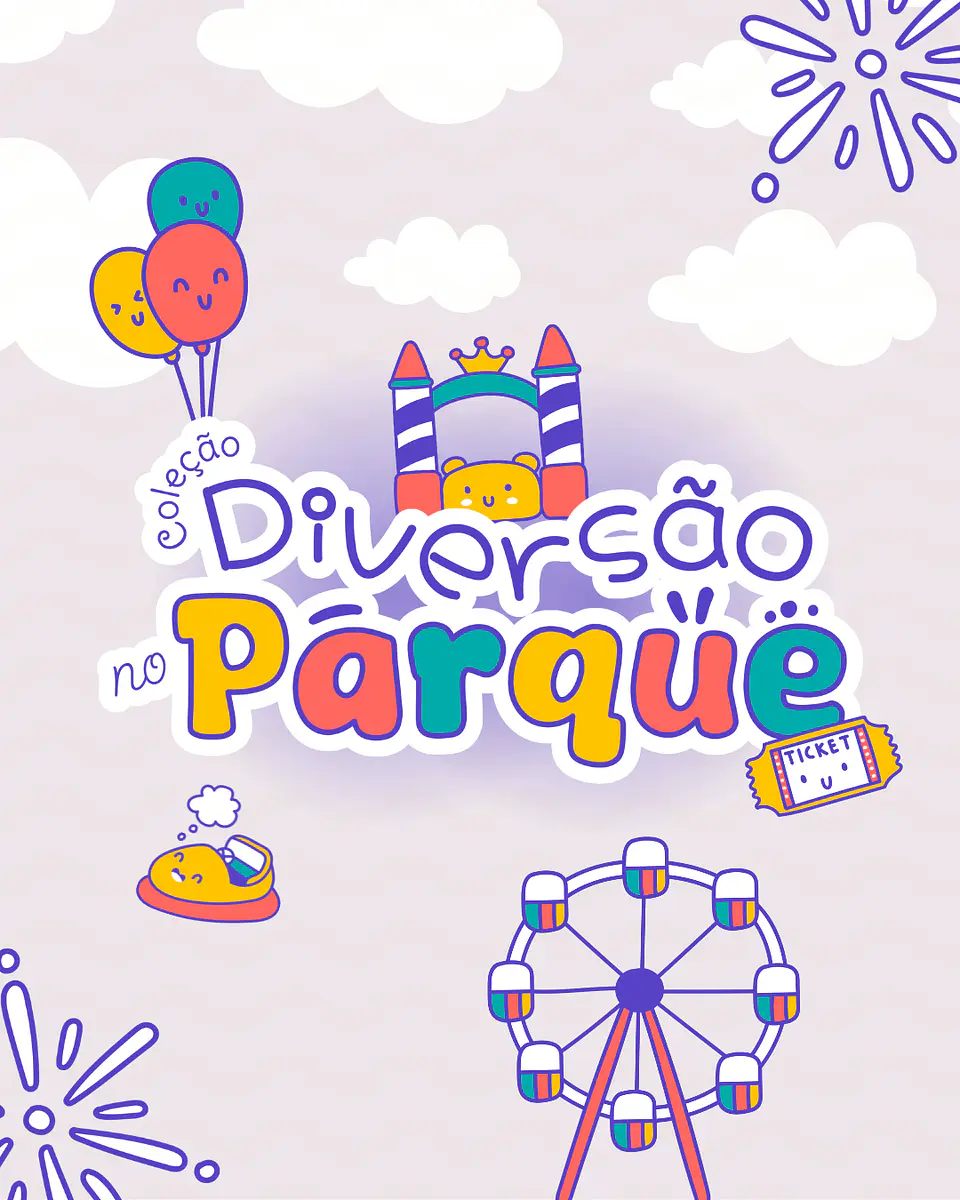 Kit Digital Coleção Diversão No Parque 2024 1