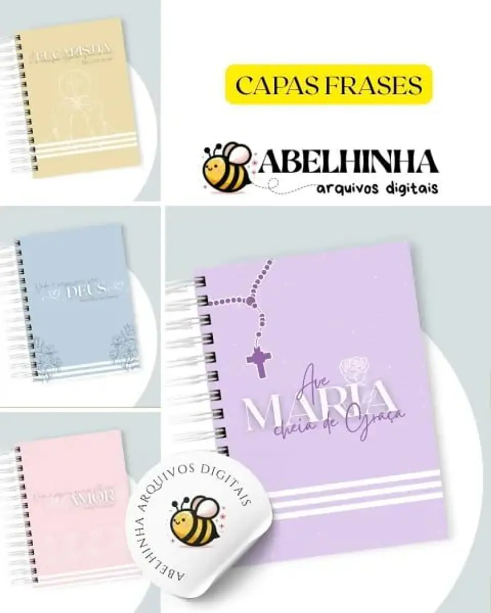 Arquivo Digital Kit 100 Capas Católicas 3
