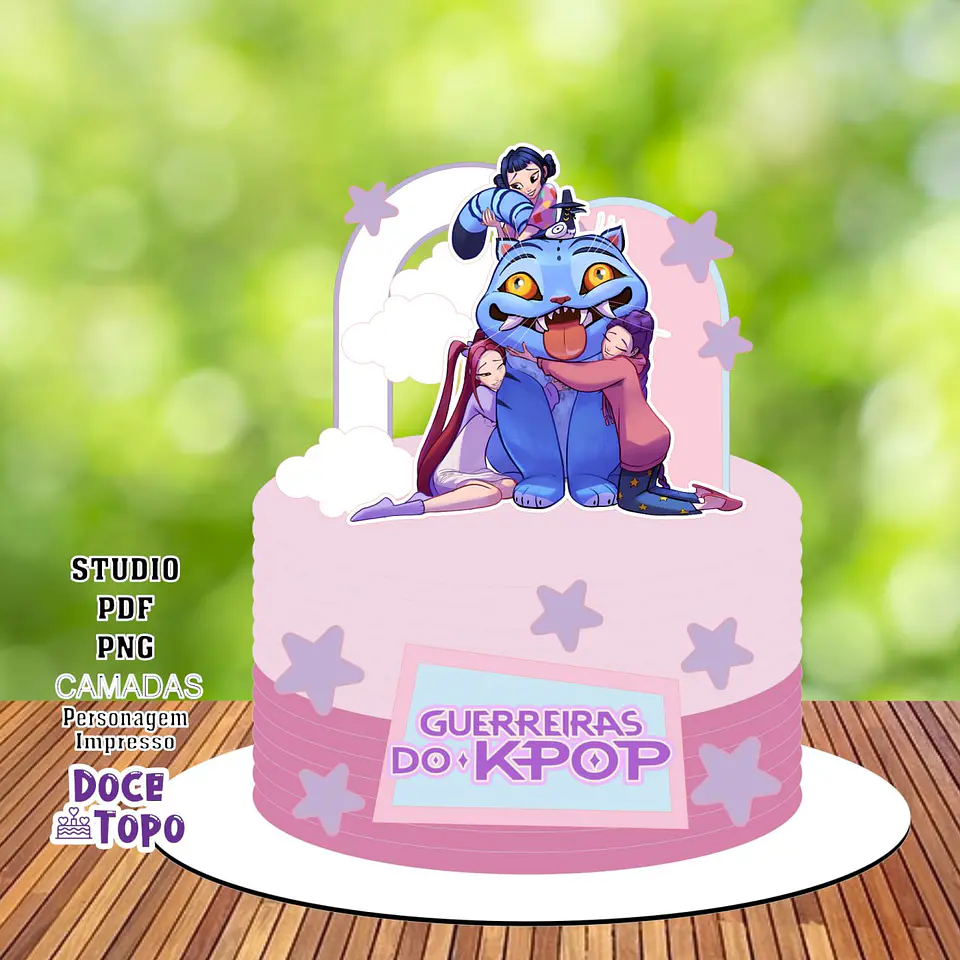 Arquivo de Corte Topos de Bolo Guerreiras do K-pop 4