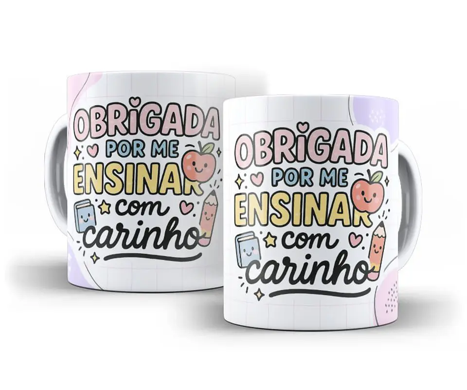 Arquivo Digital Canecas Dia dos Professores Gratidão em Cores 7