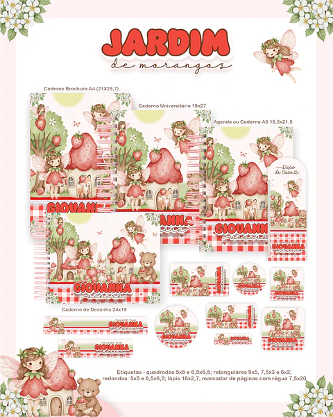Arquivo Combo Escolar 2026 Completo – Jardim de Morangos