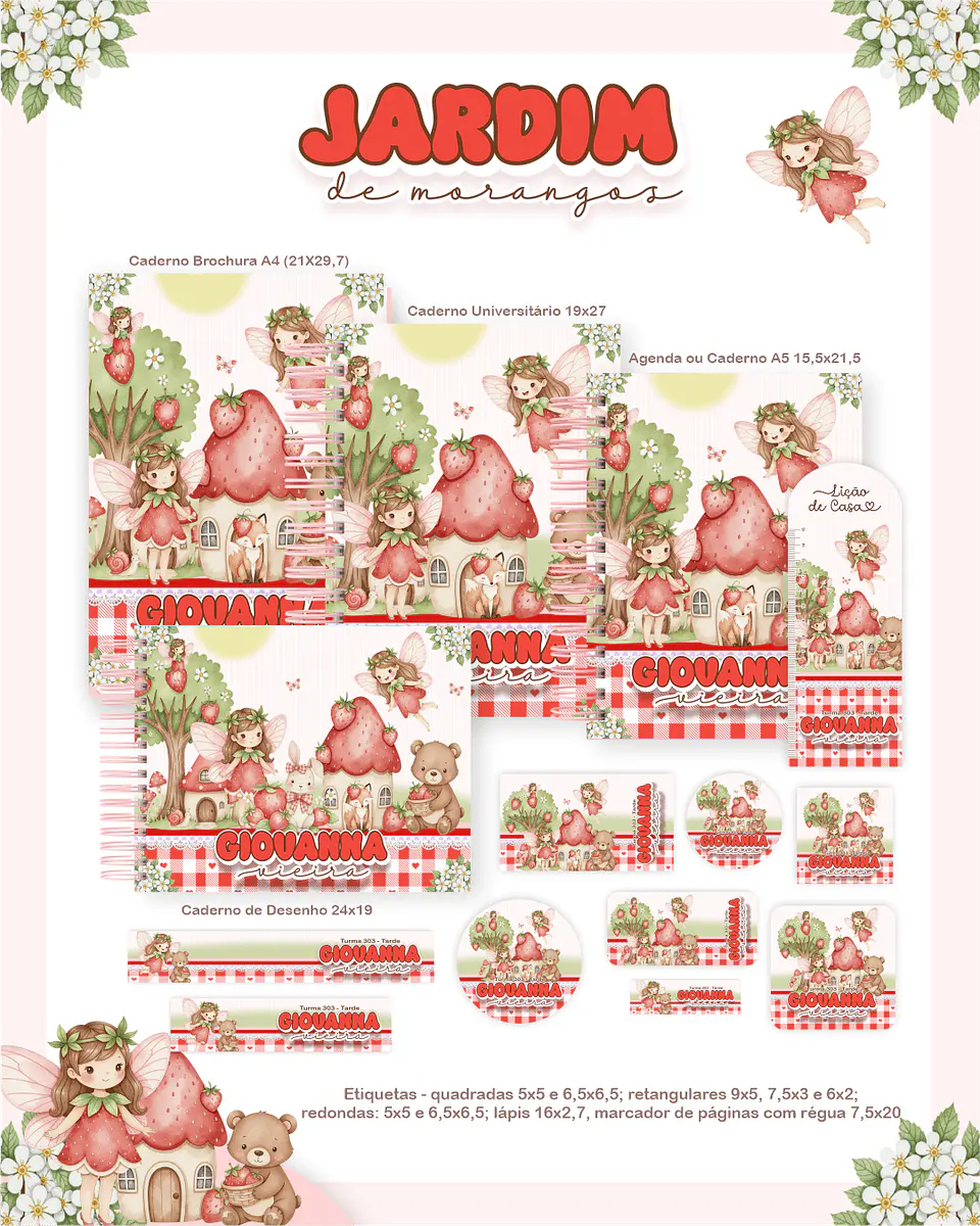 Arquivo Combo Escolar 2026 Completo – Jardim de Morangos 1