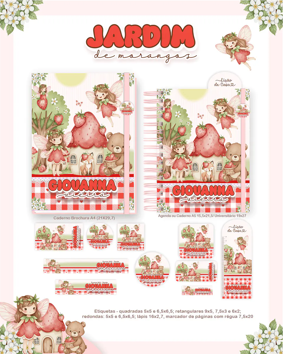 Arquivo Combo Escolar 2026 Completo – Jardim de Morangos 2