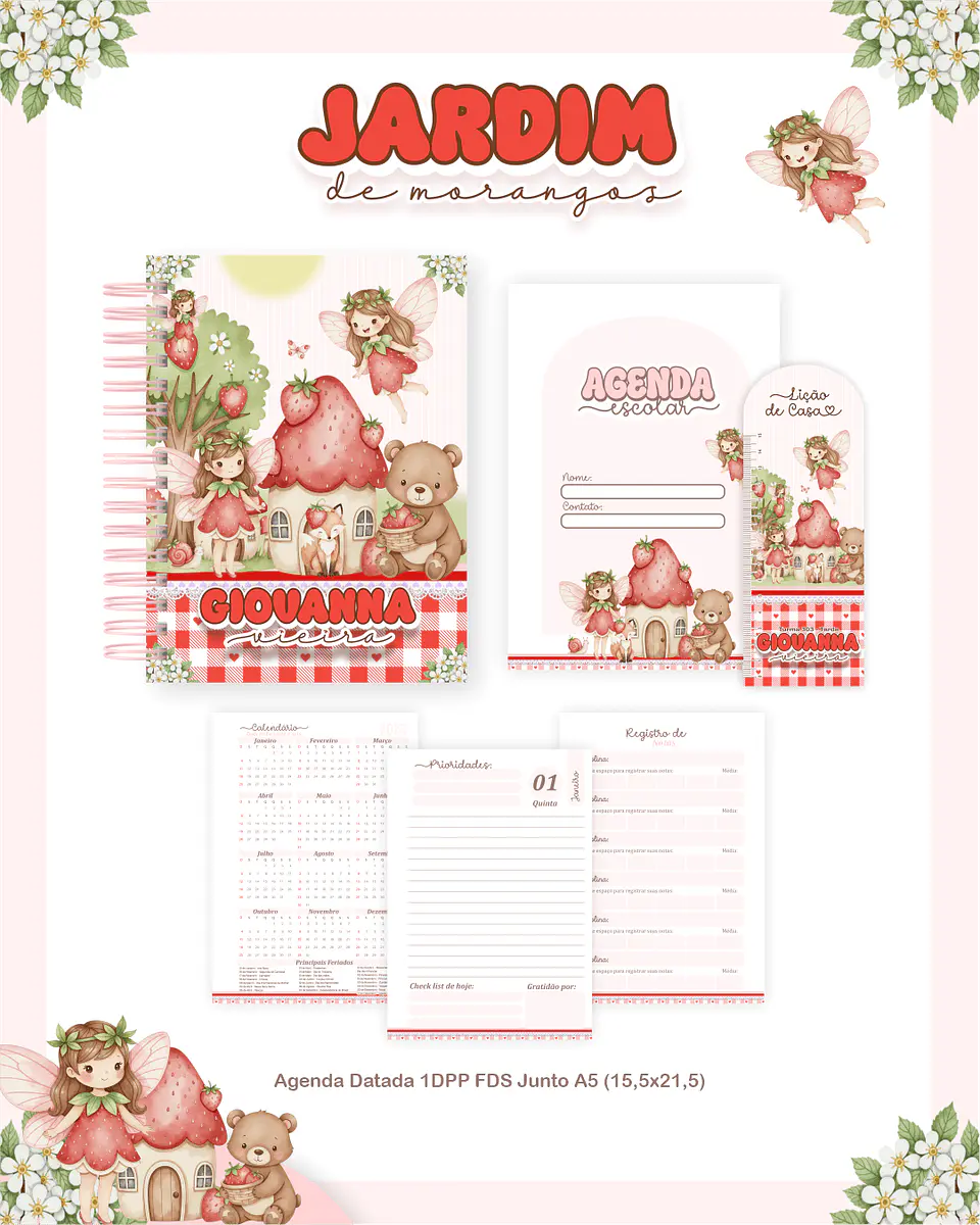 Arquivo Combo Escolar 2026 Completo – Jardim de Morangos 4