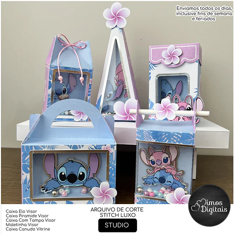 Arquivo de Corte- Kit Festa Pronta Stitch Luxo