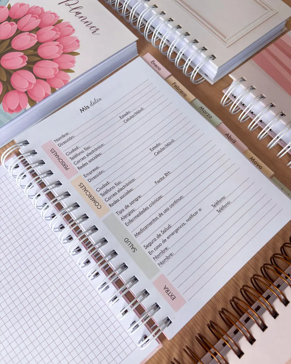 Arquivo Digital Planner Semanal Espanhol A5 2026 - 2 em 1 3