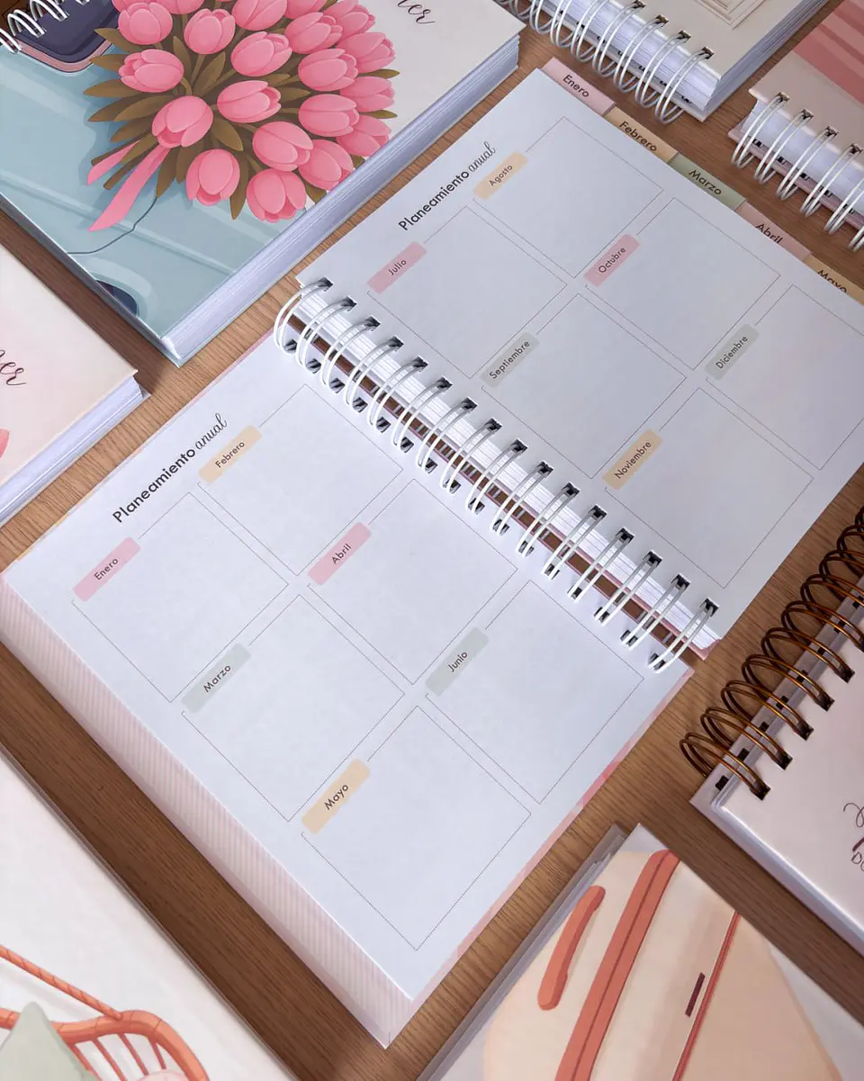 Arquivo Digital Planner Semanal Espanhol A5 2026 - 2 em 1 5