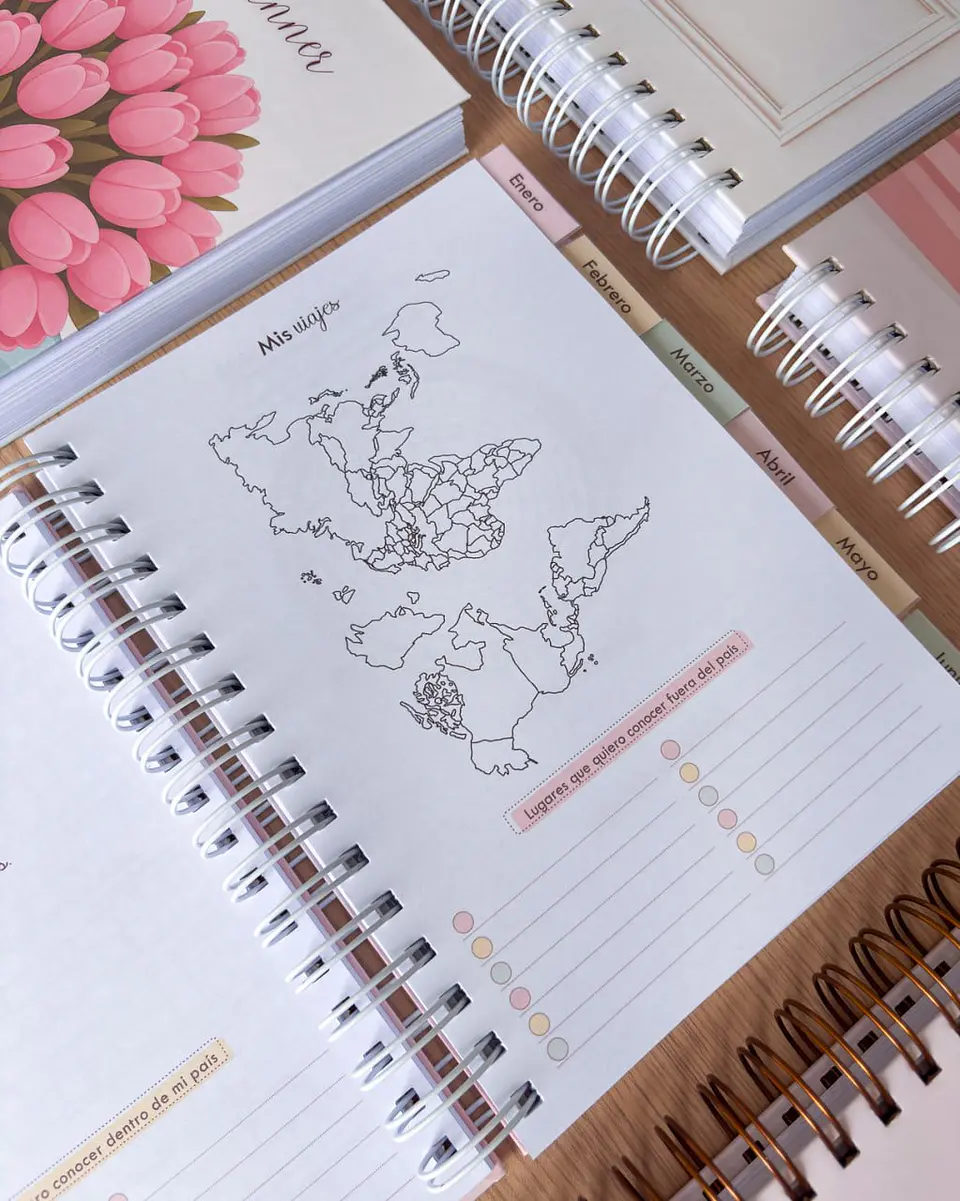 Arquivo Digital Planner Semanal Espanhol A5 2026 - 2 em 1 7