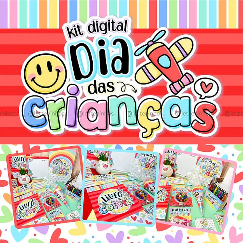Arquivo de Corte Kit Digital Dia das Crianças 2023 2