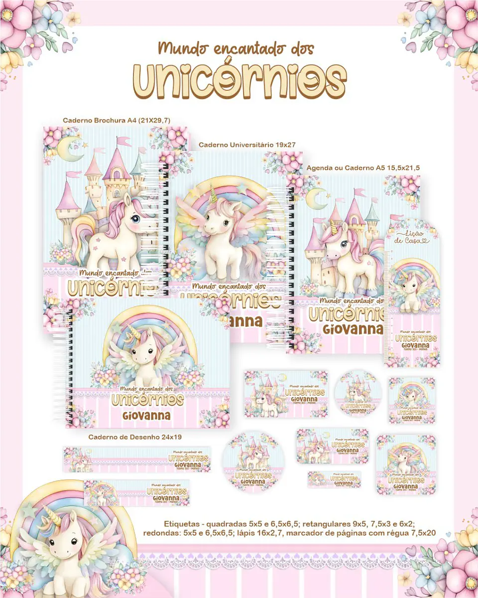 Arquivo Digital Escolar 2026 Mundo Encantado dos Unicornios 1