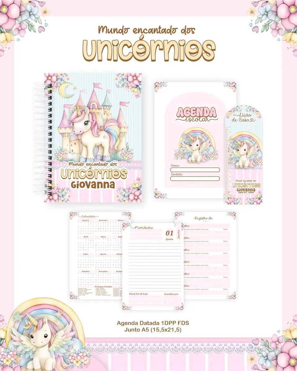 Arquivo Digital Escolar 2026 Mundo Encantado dos Unicornios 5