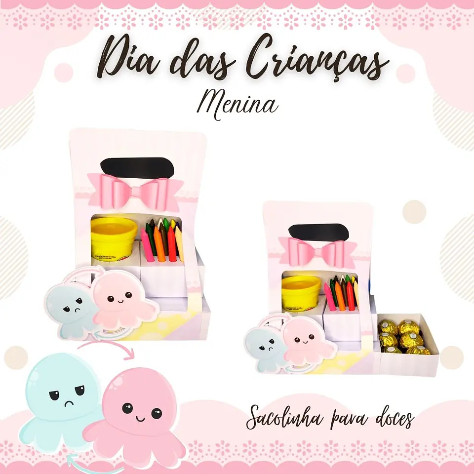 Arquivo de Corte Kit Polvinho Menina Dia das Crianças 8