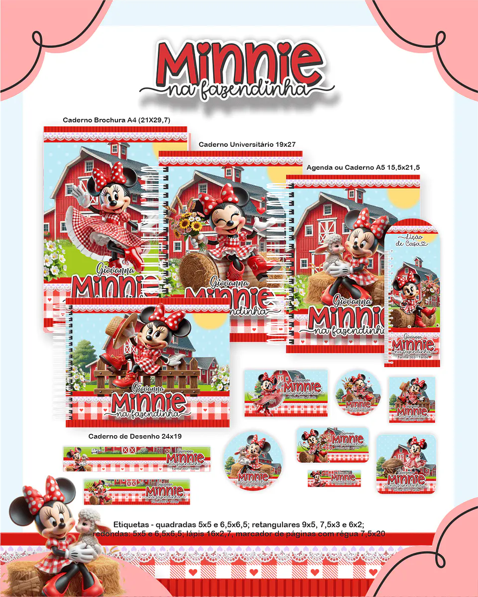 Arquivo Digital Escolar 2026 Minnie Fazendinha 1