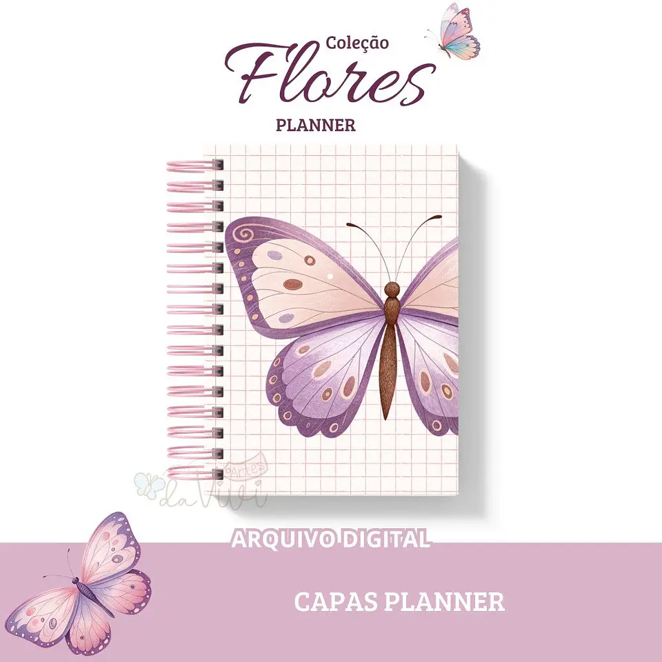Arquivo Digital Coleção Flores Planner 1