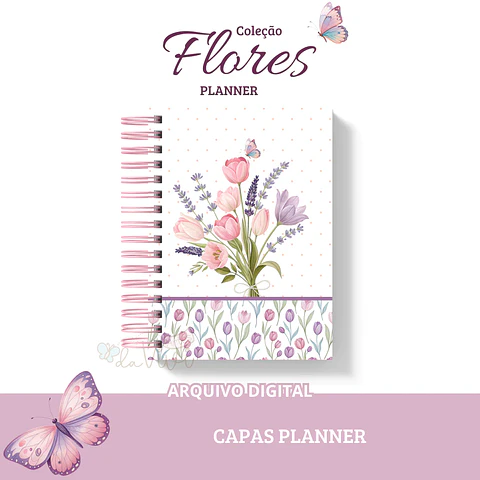 Arquivo Digital Coleção Flores Planner