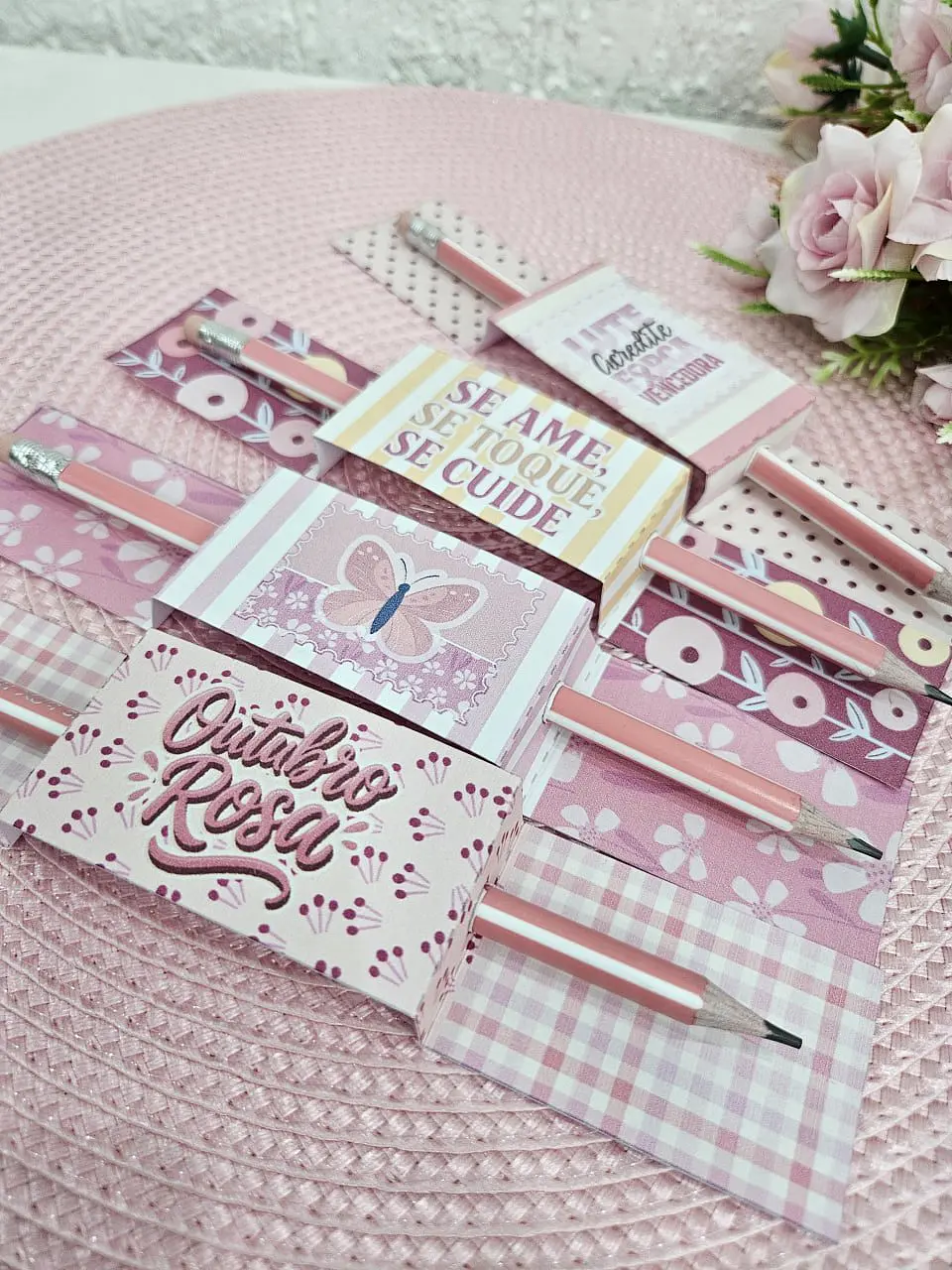 Arquivo de Corte Kit Printables 2 Polly Outubro Rosa 7